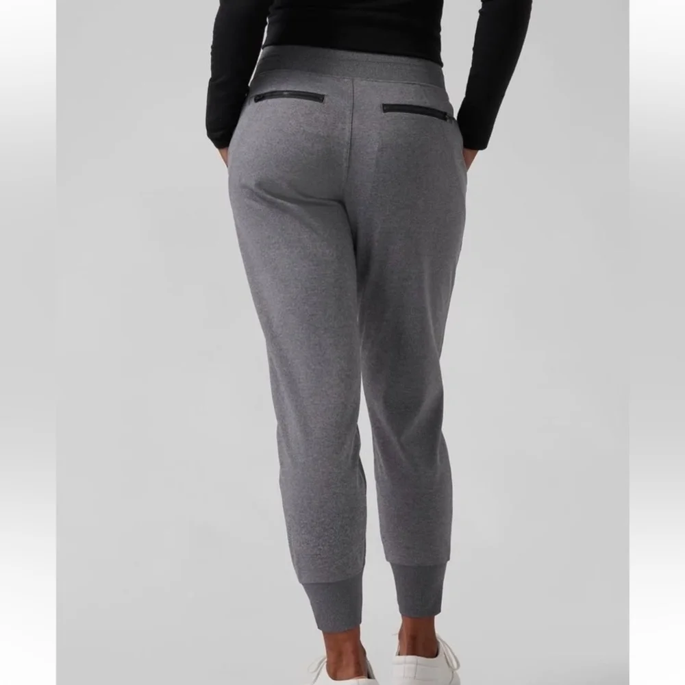 Athleta Vince Jogger Pants Womens Size Small Heather Grey Athletic Sweatpants - Picture 2 of 9